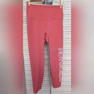 HOTWORX Women's Leggings- Red/Pink color-Medium